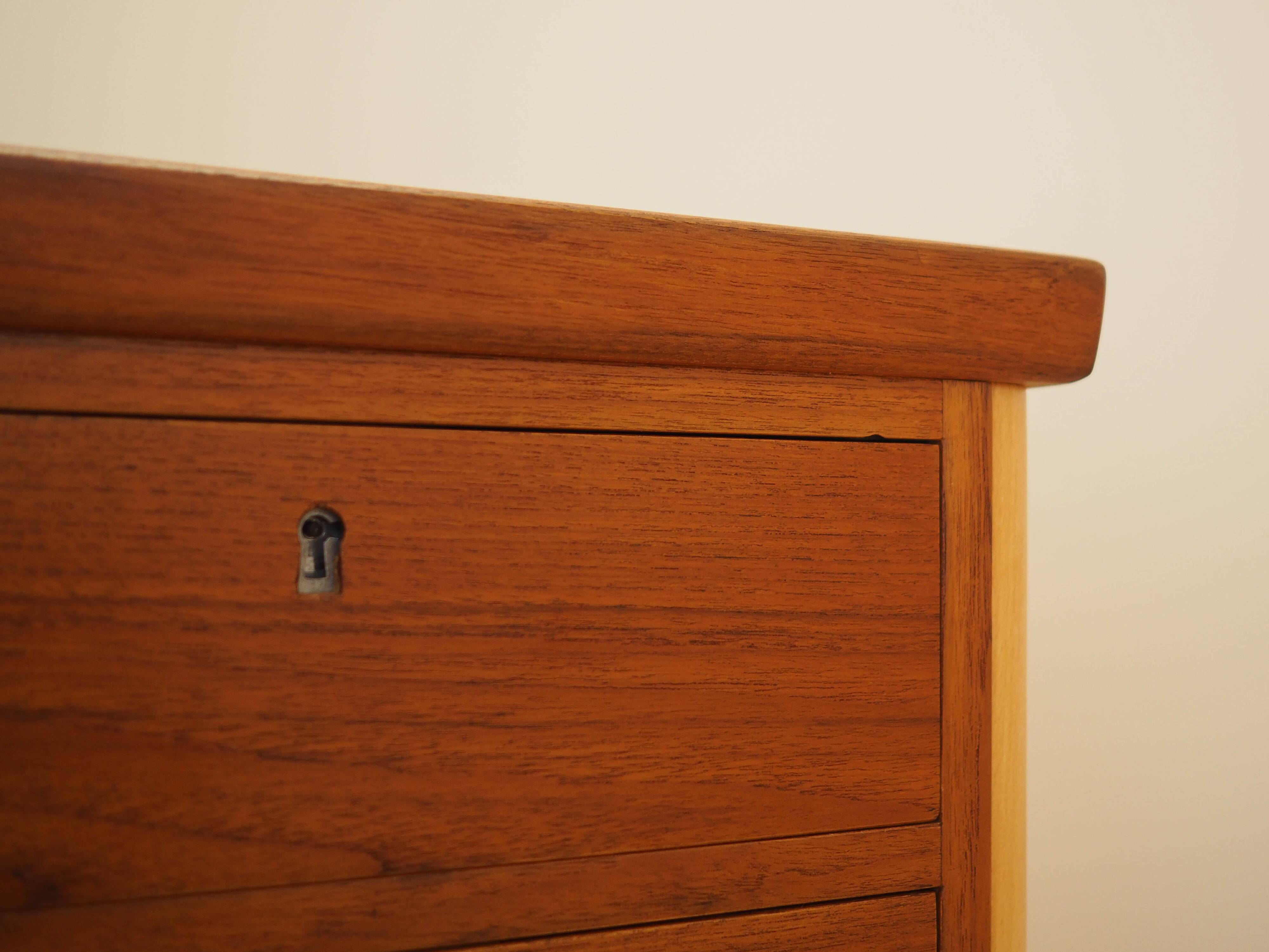 Teak desk, Danish design, 1970s, made in Denmark