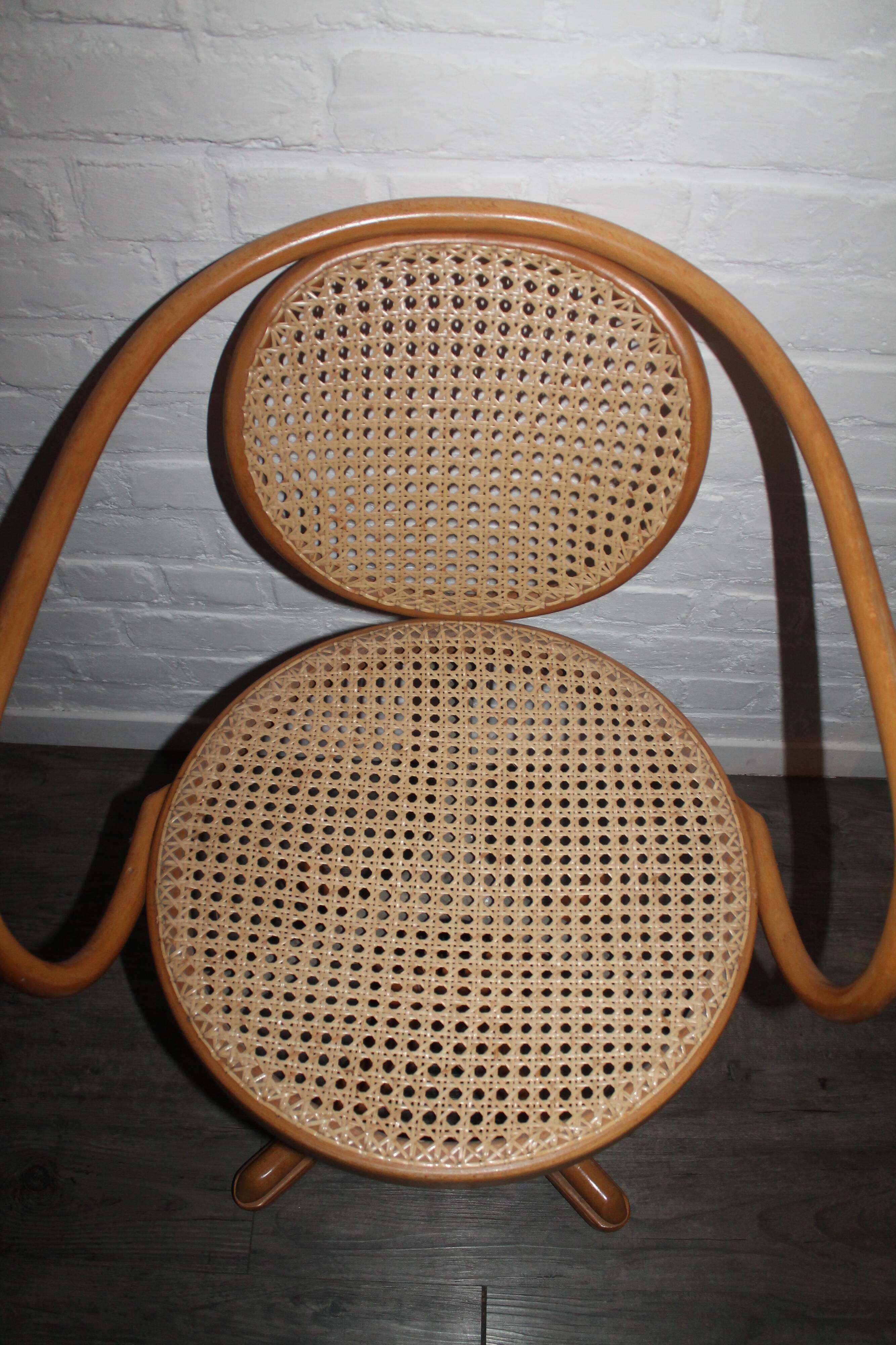 Fauteuil pivotant Thonet début 1900