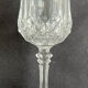 6 crystal wine glasses