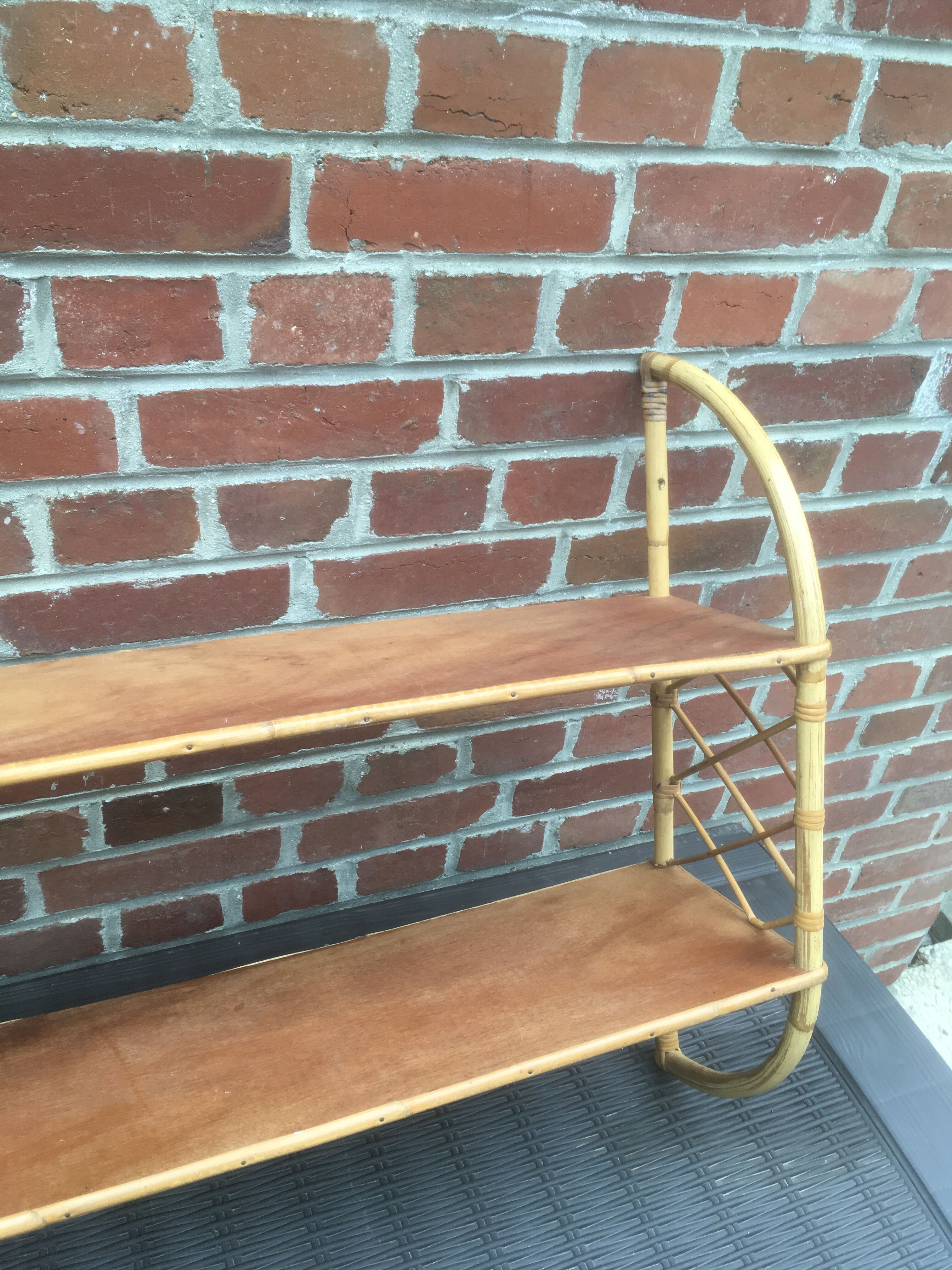 Shelf wall  rattan
