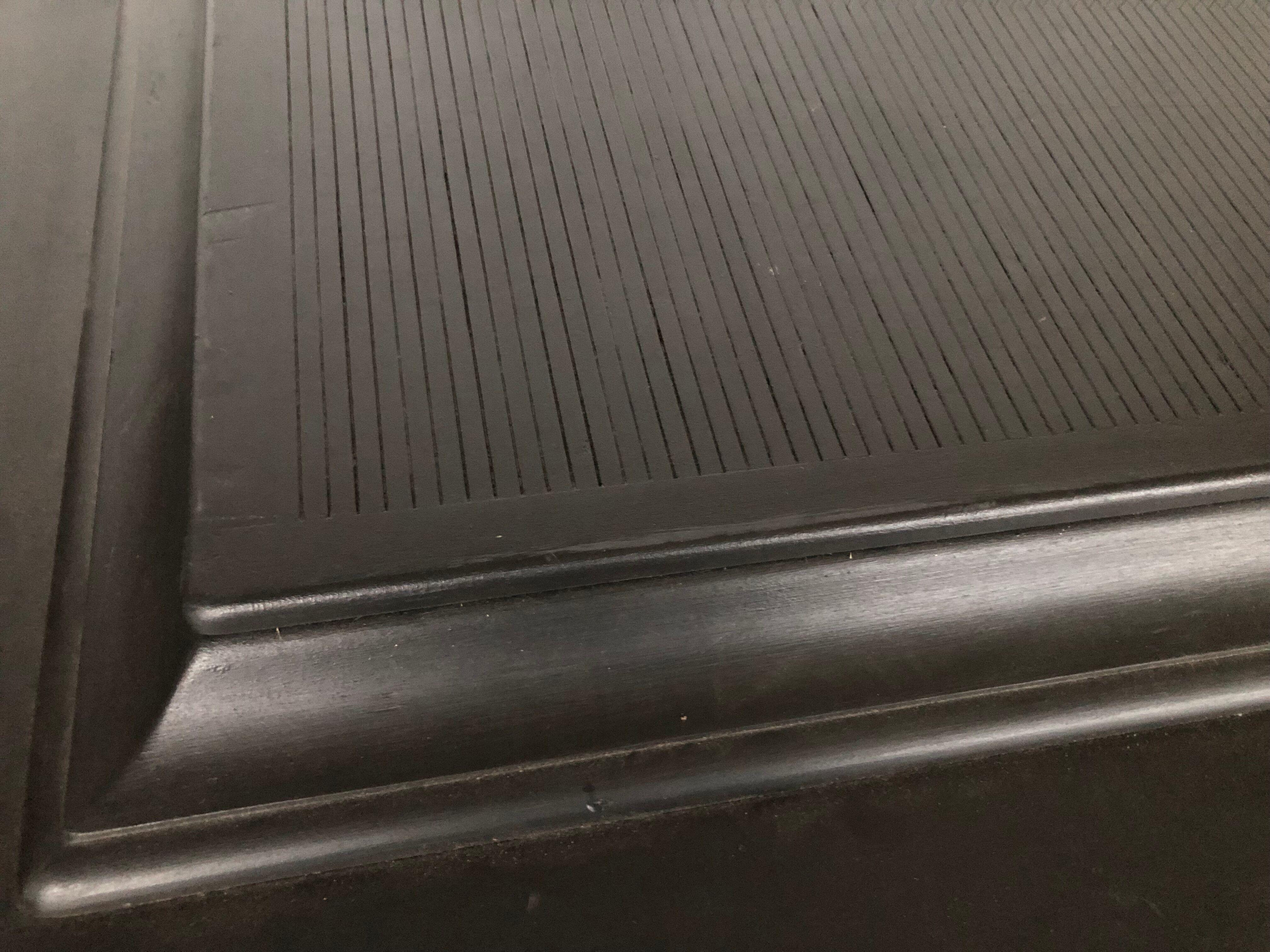 Japanese coffee table "teppanyaki" black