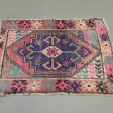 Vintage turkish oushak rug 115x83 cm carpet