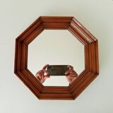 Vintage octagonal mirror 30*30cm