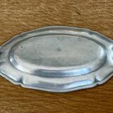 Miniature pewter dish for dinette