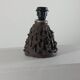 Brutalist ceramic lamp base, mid-20th century.