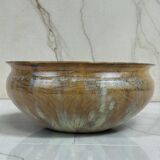 Stoneware salad bowl signed Anne Marie Sybesma De Bay, aka MIEP La Borne