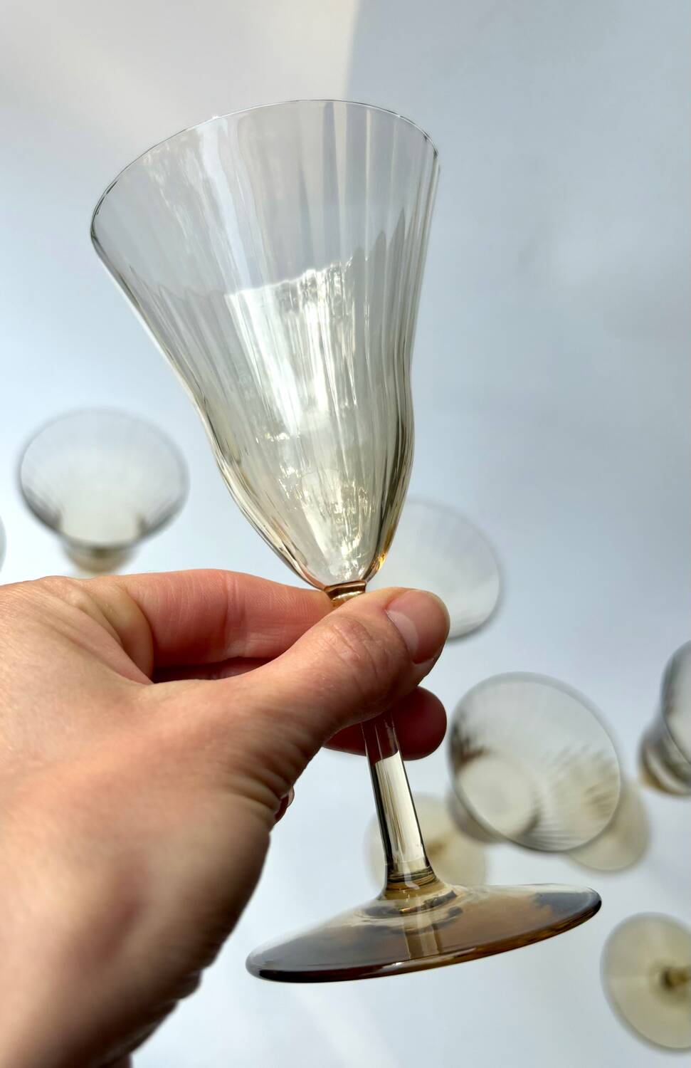 Verres style Gallée