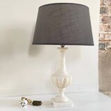 ALABASTER Stone LAMP Vintage MEDICIS Shape