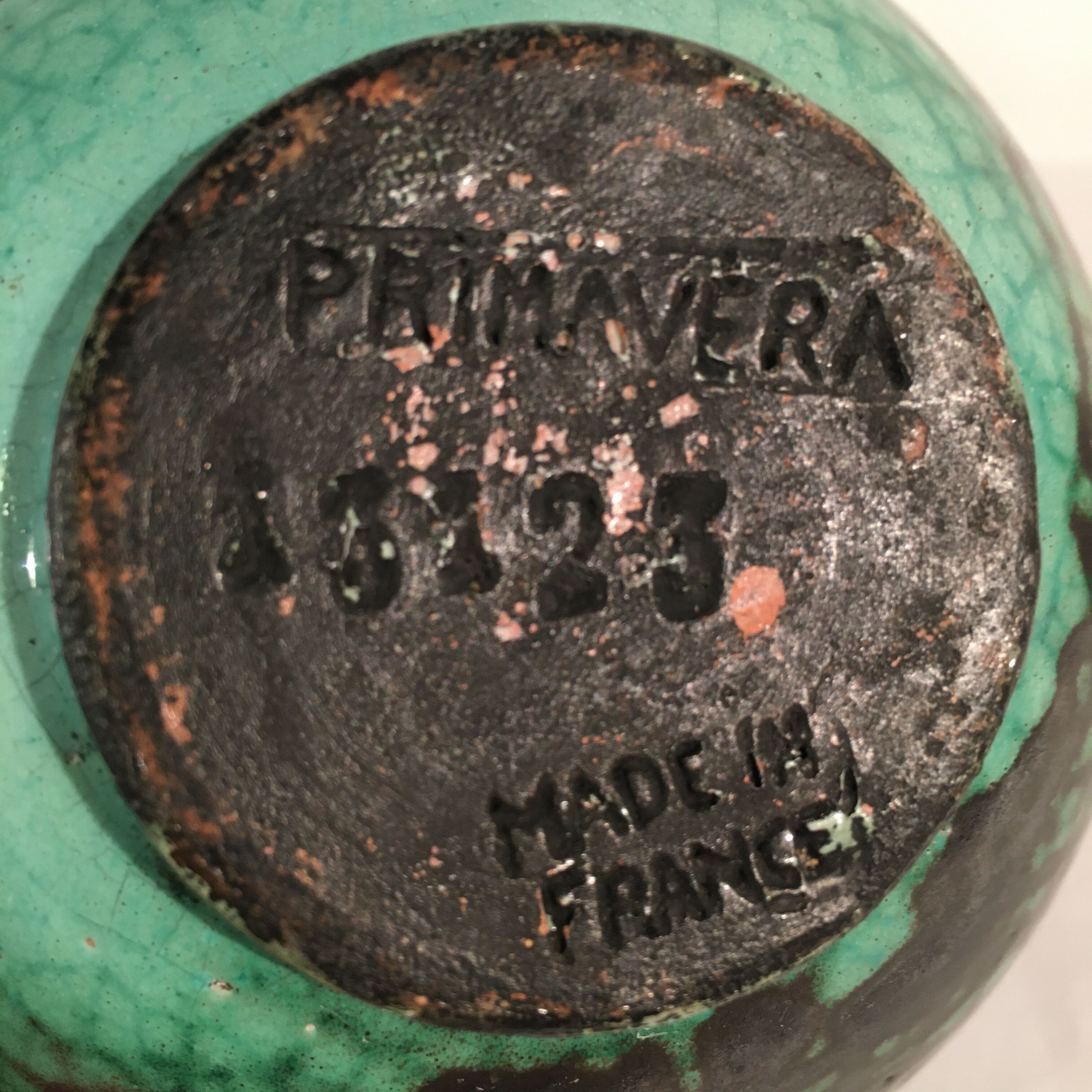 Vase boule primavera cab art déco