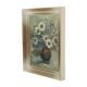 Vintage Flowers Still Life Amateur Painting Framed Signed