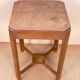 Table de chevet Art déco en teck birman