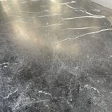 Addor 60s sculptural marble and brass coffee table