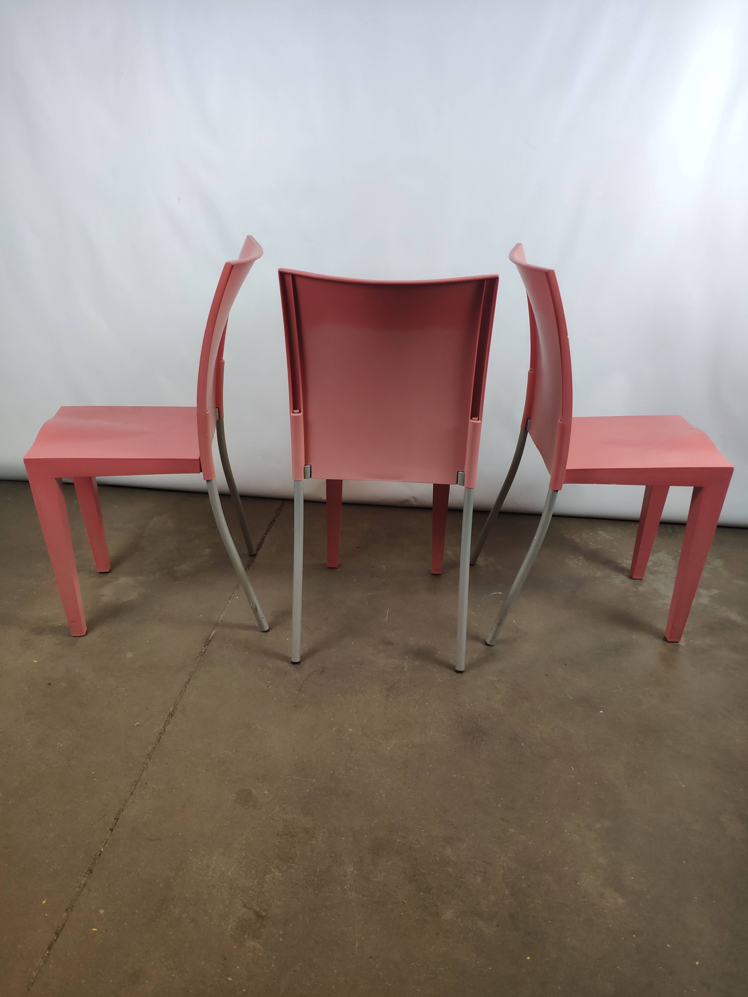 3 Starck chairs by Kartell