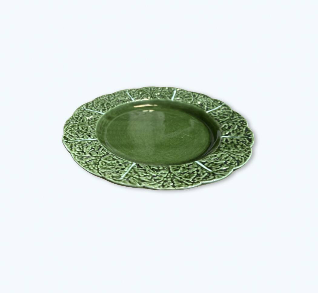 Assiette moyenne feuille de chou