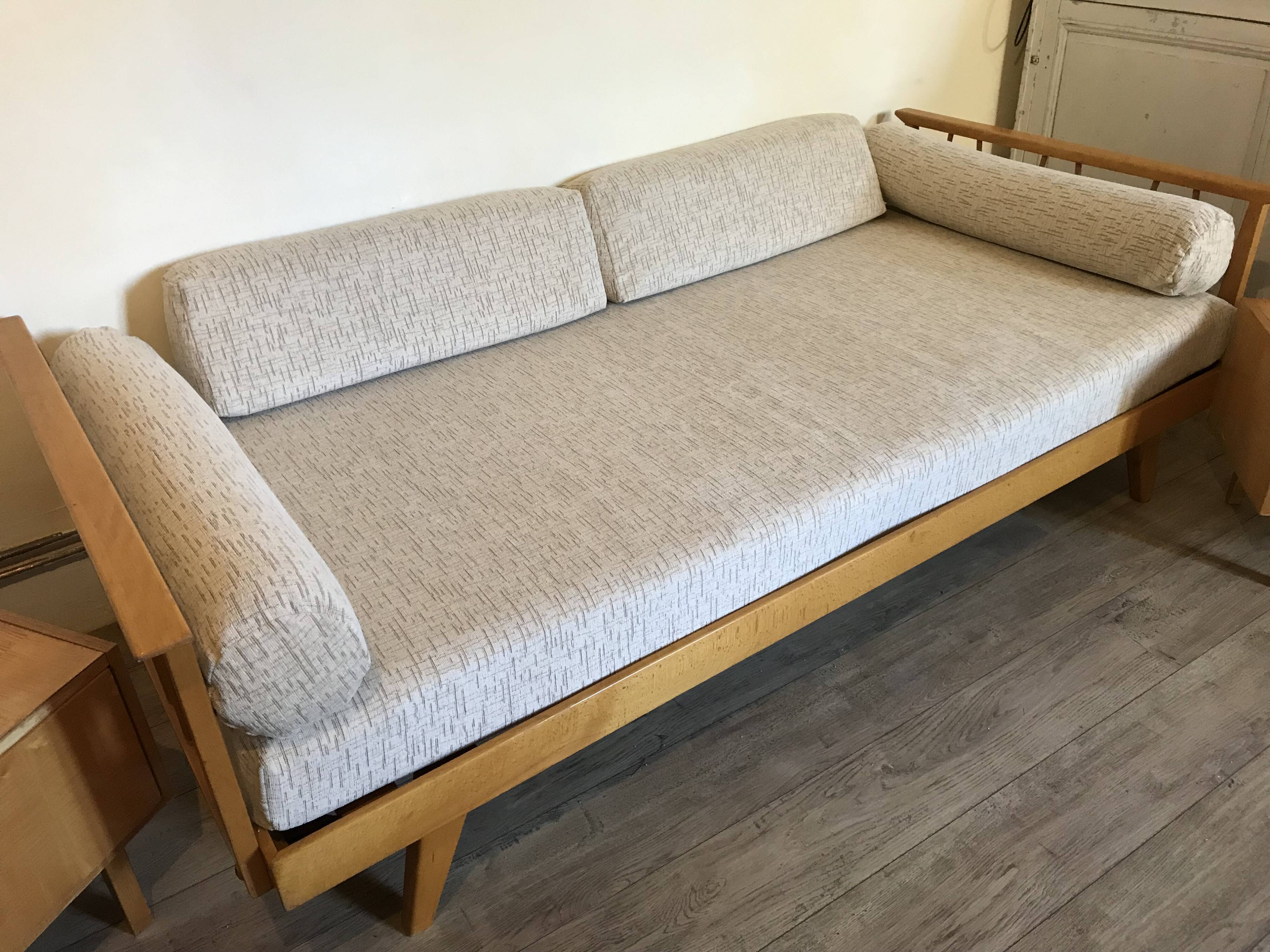 Vintage daybed bench sofa 1960's