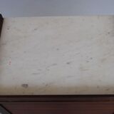 Bedside mahogany end XVIII