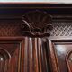 19th-century oak Renaissance wardrobe