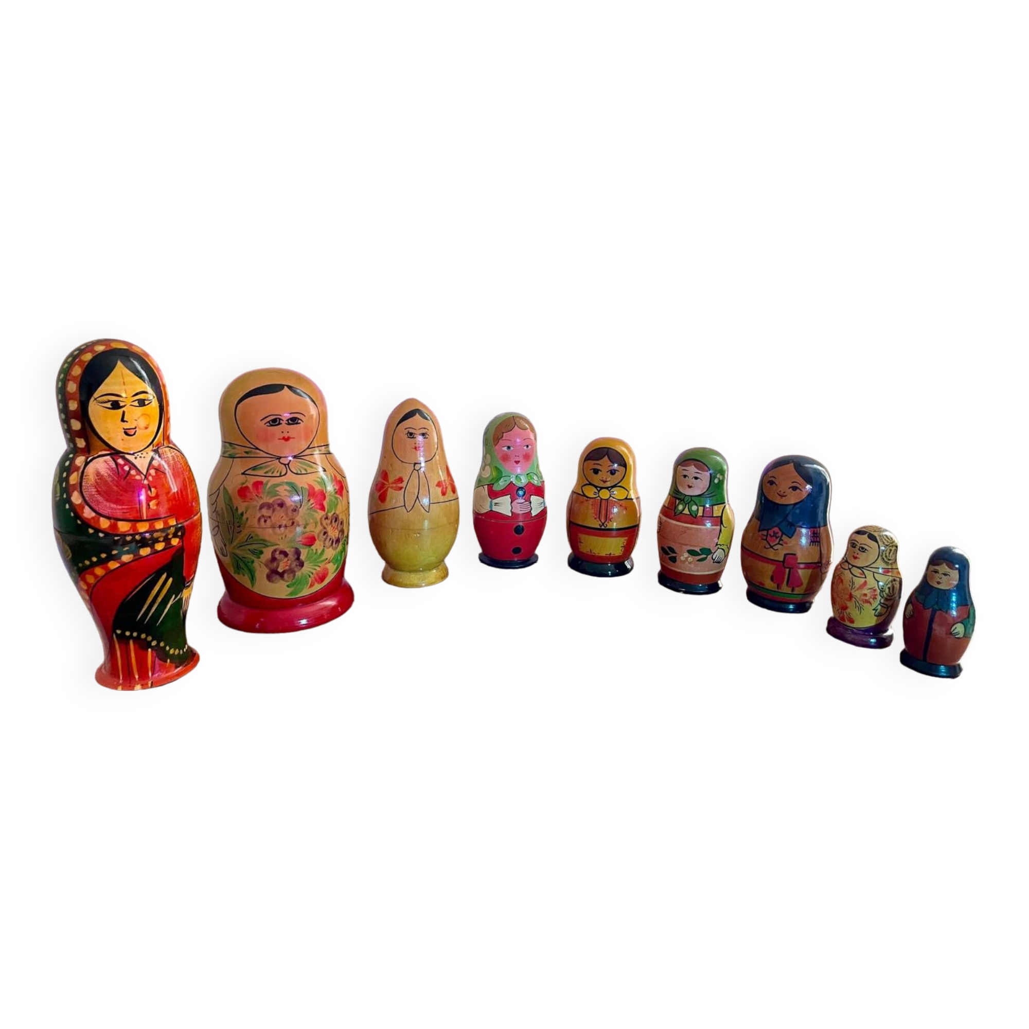 Lot of Russian dolls