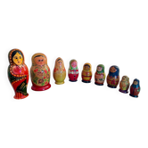 Lot of Russian dolls