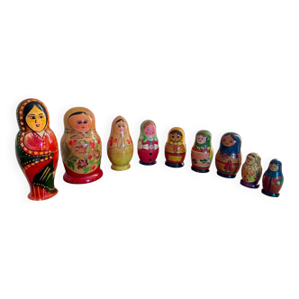 Lot de poupées russes