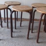 Vintage school stools