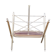 Golden metal magazine rack