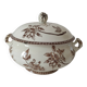 Antique ironware soup tureen – “Marguerite” decor, Grand Dépôt Paris