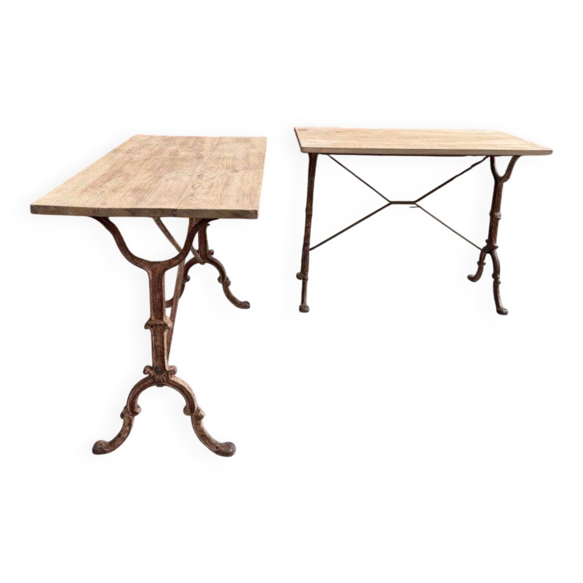 Paire de tables de bistrot début XXème