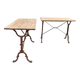 Paire de tables de bistrot début XXème