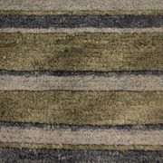 Modern green grey door mat handwoven small rug- 60x90cm