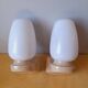 Erref wall lamp in opaline 1970