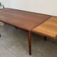 Extendable teak table in Scandinavian/Danish style, Ligne Roset, 1960s.