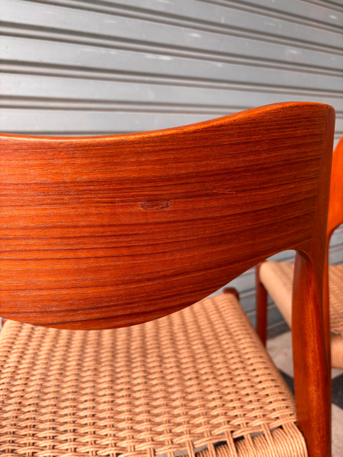 Set of 4 Møller 71 chairs