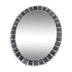 Oval ceramic mosaic mirror from the 50s/60s.