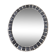 Oval ceramic mosaic mirror from the 50s/60s.