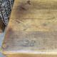 Large antique workshop dining table in solid oak (renovated)