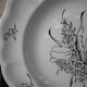 Set of 6 deep plates in half porcelain from Lunéville.
