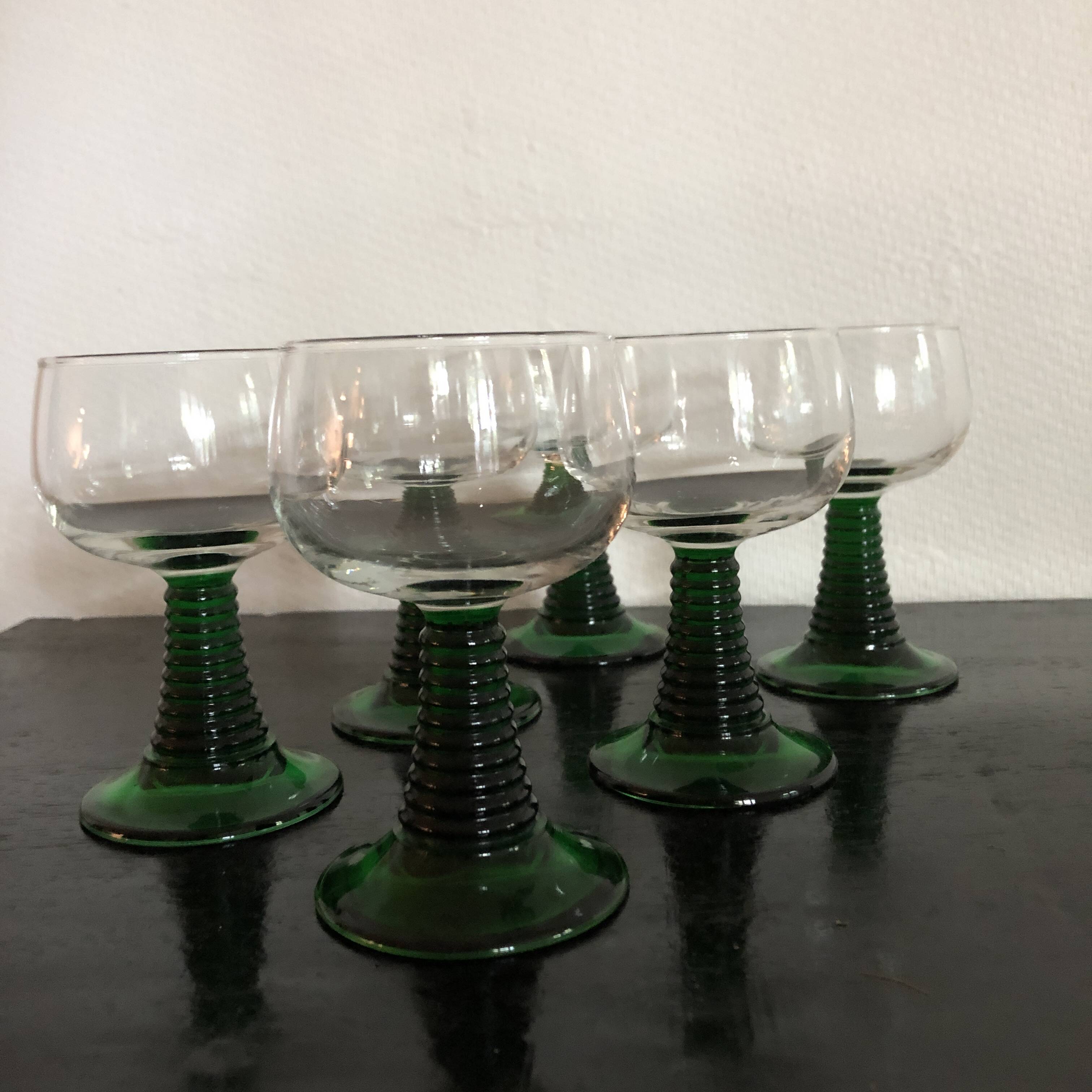 6 Alsace glasses