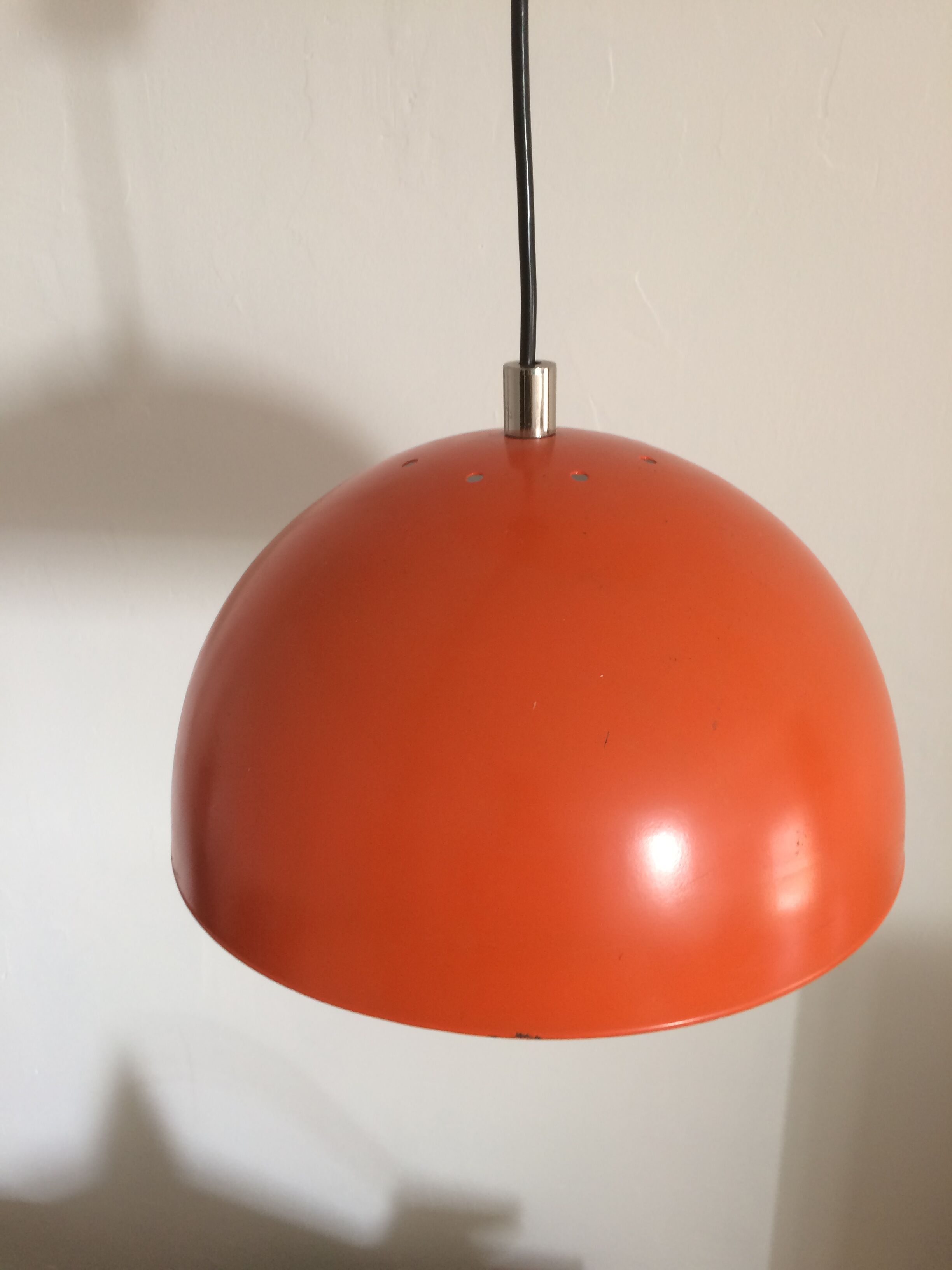 Suspension vintage orange