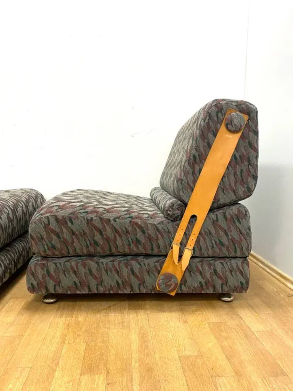 Mid-Century Folding Two-Seat Sofa, 1970s, Czechoslovakia