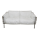 LC3 sofa by Le Corbusier, chrome and white leather