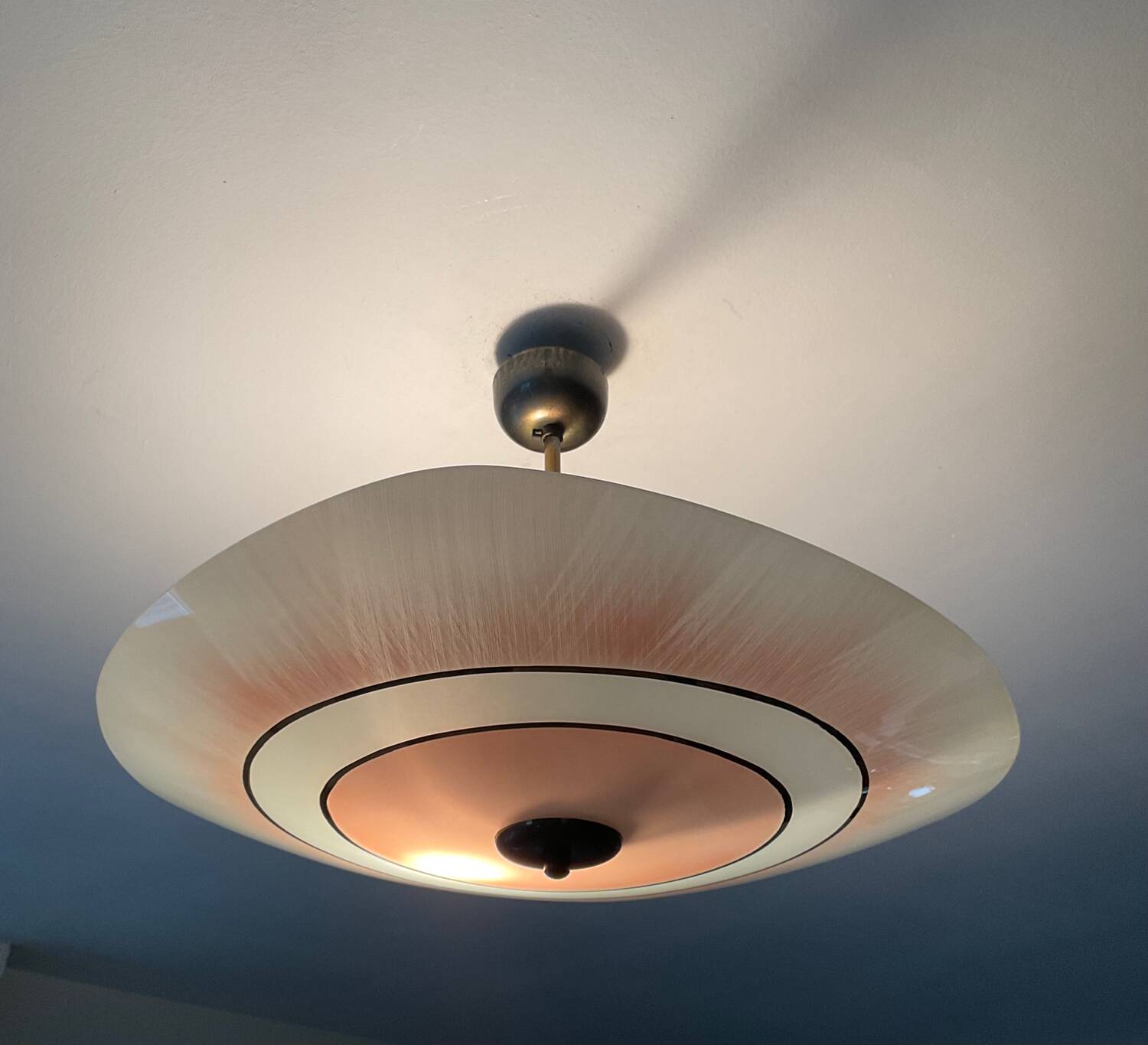Vintage 60s ceiling light suspension