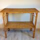 Rattan console / vintage 60s-70s