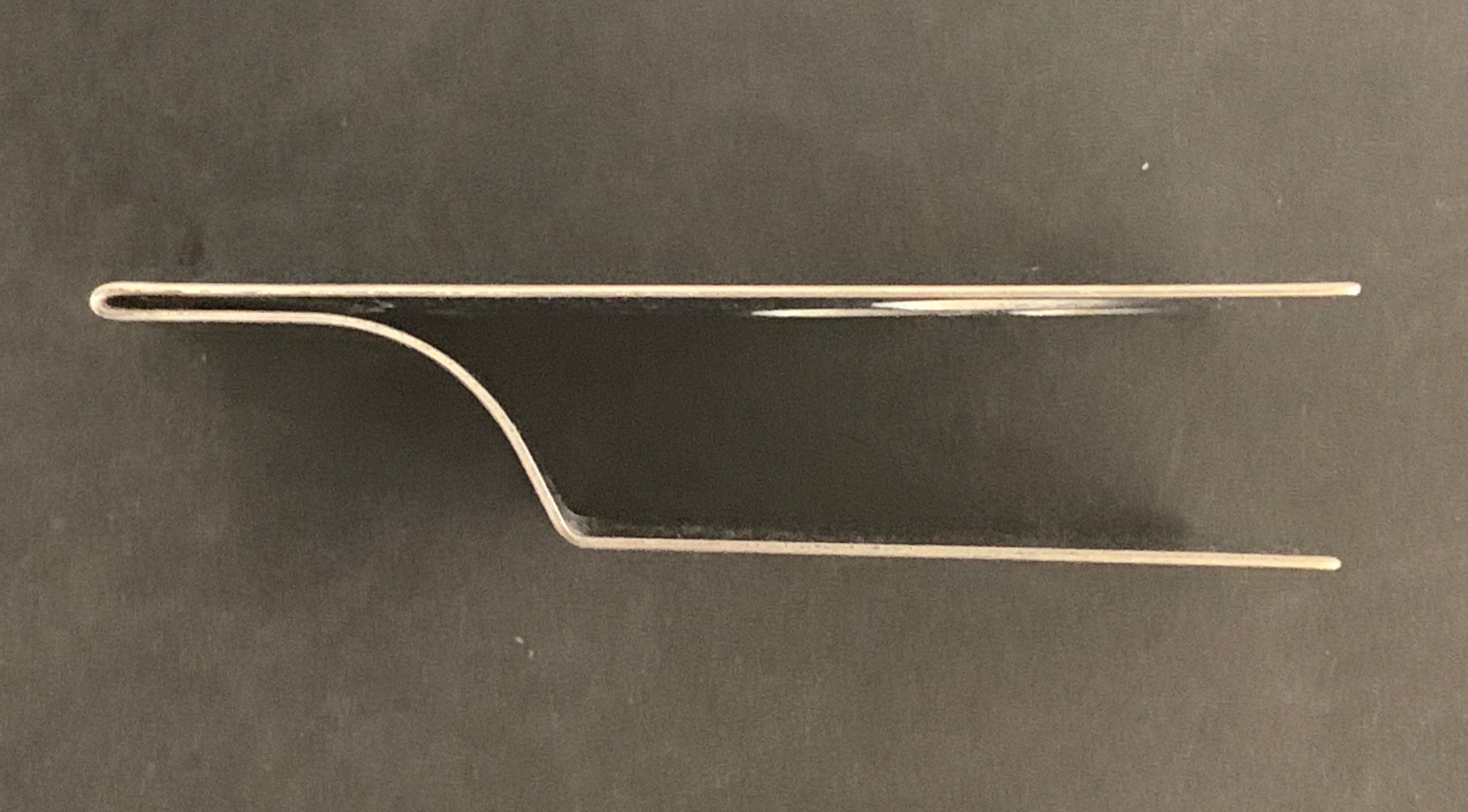 Soliflore vase en inox Létang Rémy, 1970