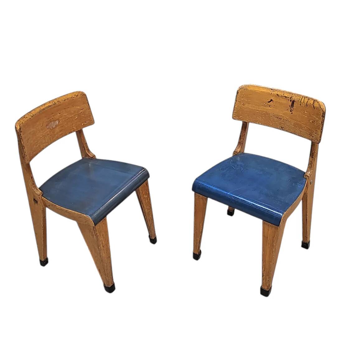 2 x kids chair 1950s, original design Zabo kids chair