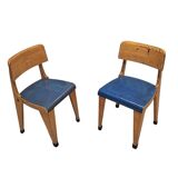 2 x kids chair 1950s, original design Zabo kids chair