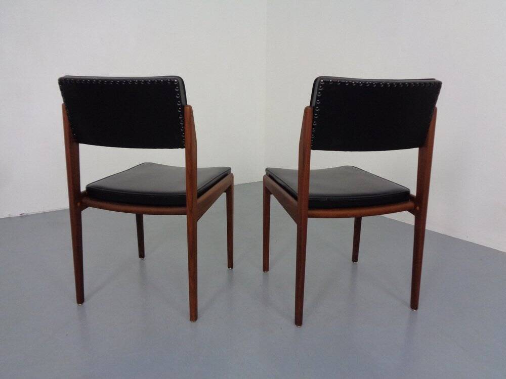 Set of Teak Dining Chairs Model 641P by Rudolf Glatzel for Thonet, 1960s