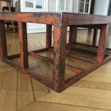 Industrial-style lounge coffee table