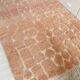 Large Berber rug Beni Ouarain ochre mottled wool