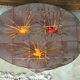 Vintage coffee table signed la roue vallauris